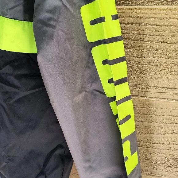 Puma Kids Windbreaker in Castle Rock colorway NWT - Picture 6 of 9